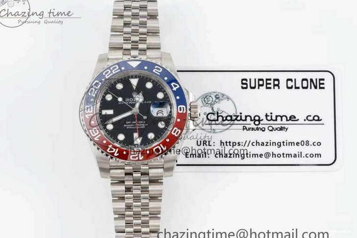 Ceramic Best 904L Blue CHS 1:1 VR3285 Edition Red II GMT-Master Steel 126710 BLRO APSF 0213